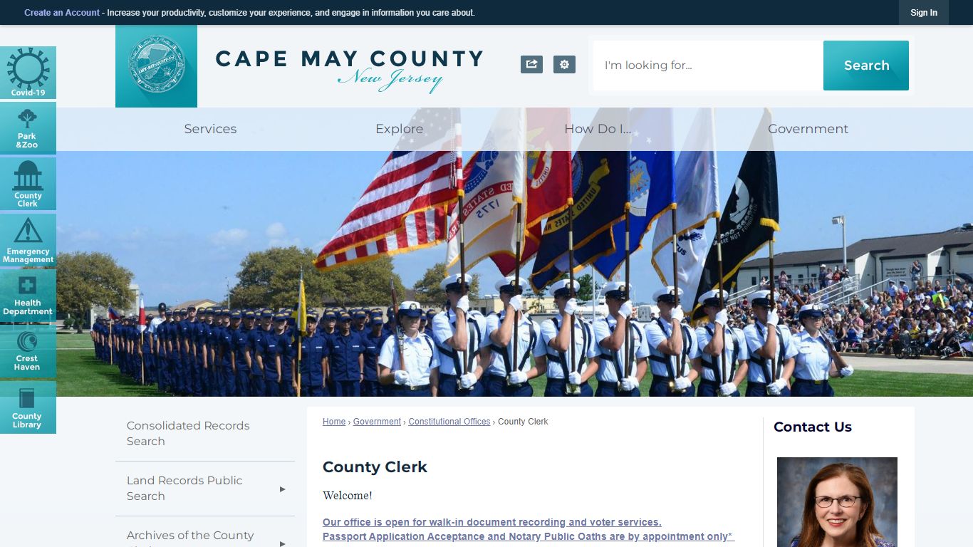 County Clerk | Cape May County, NJ - Official Website