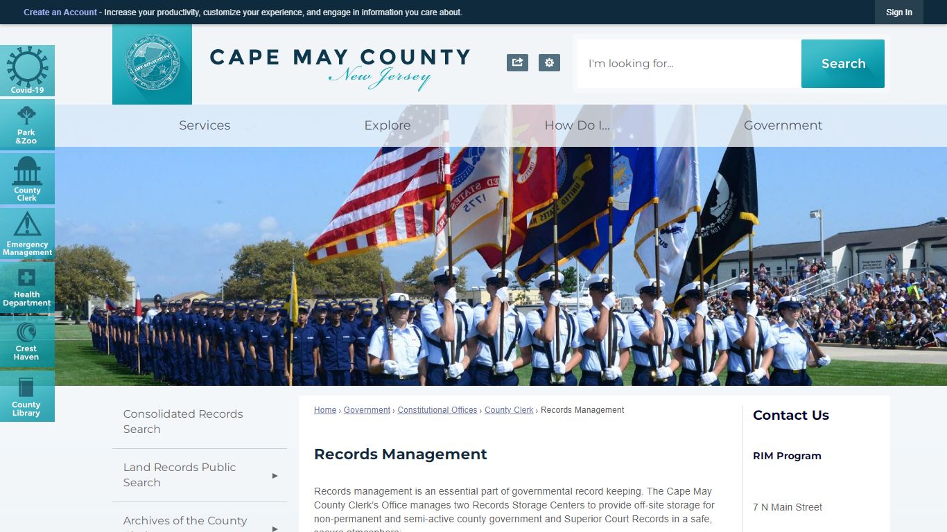 Records Management | Cape May County, NJ - Official Website