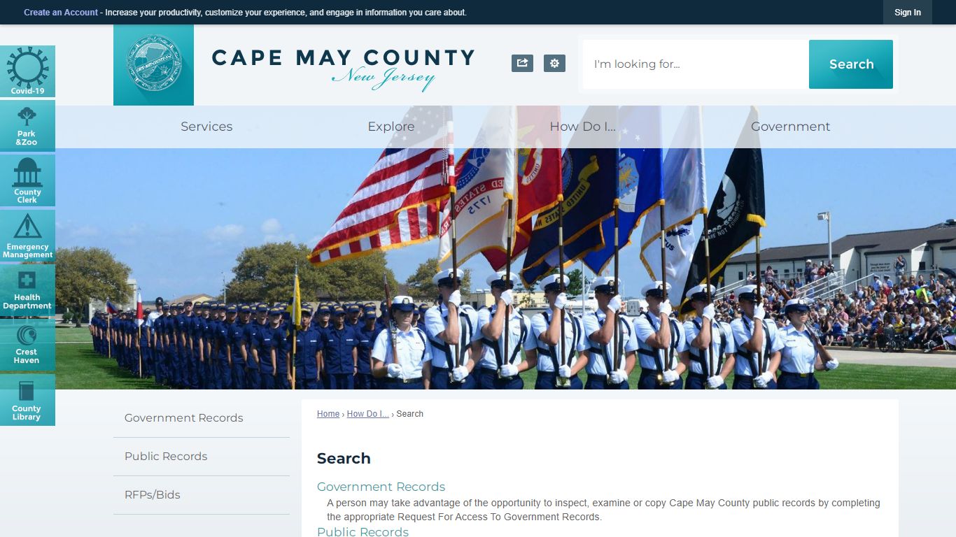 Search | Cape May County, NJ - Official Website